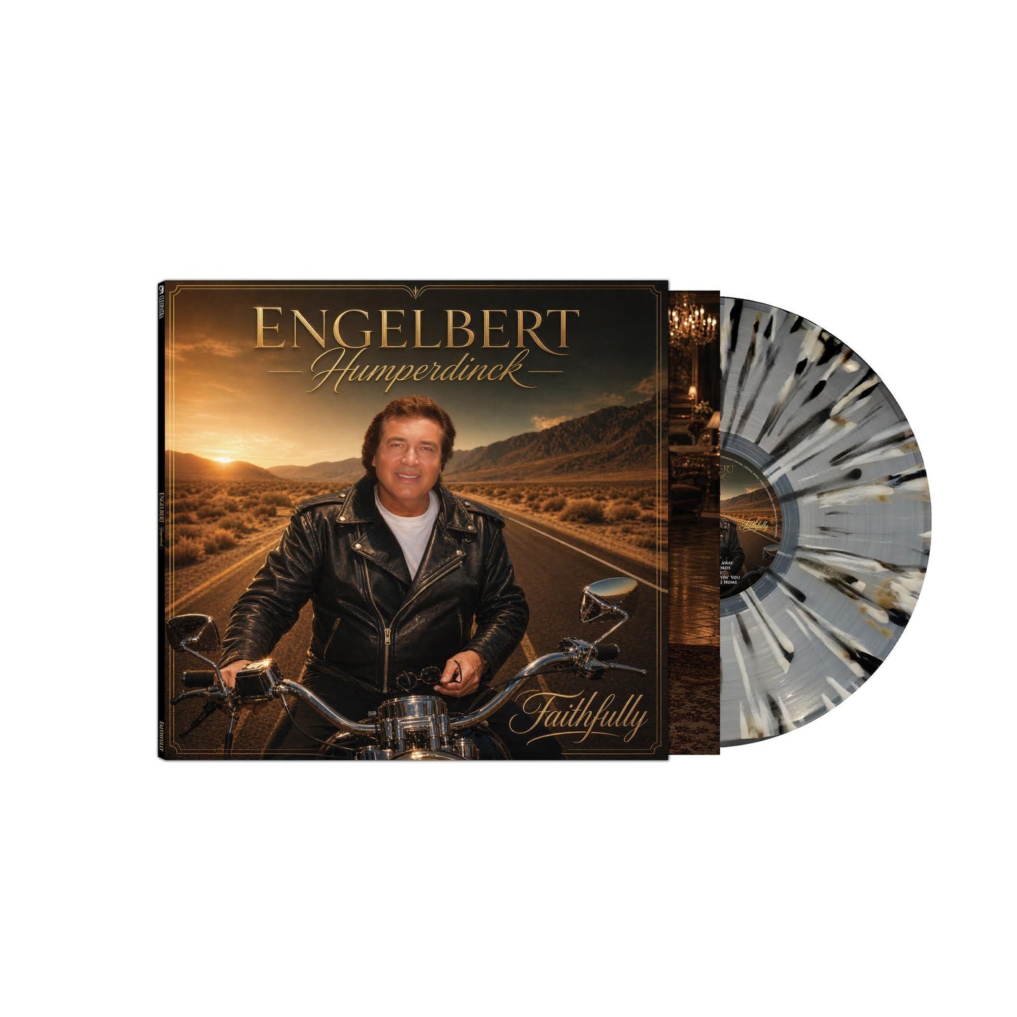 PRE-ORDER Engelbert Humperdinck - Faithfully [Black/Clear/Gold/White Splatter] [Vinyl]