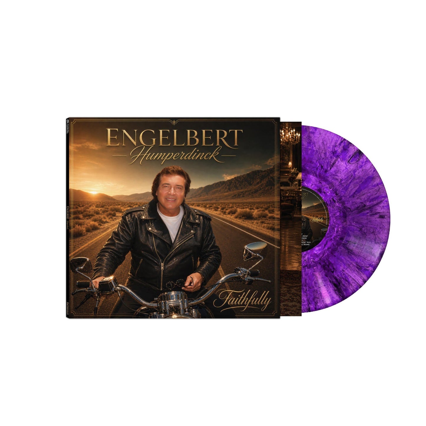 PRE-ORDER Engelbert Humperdinck - Faithfully [Black/Purple Marble] [Vinyl]