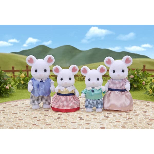 Calico Critters Marshmallow Mouse Family