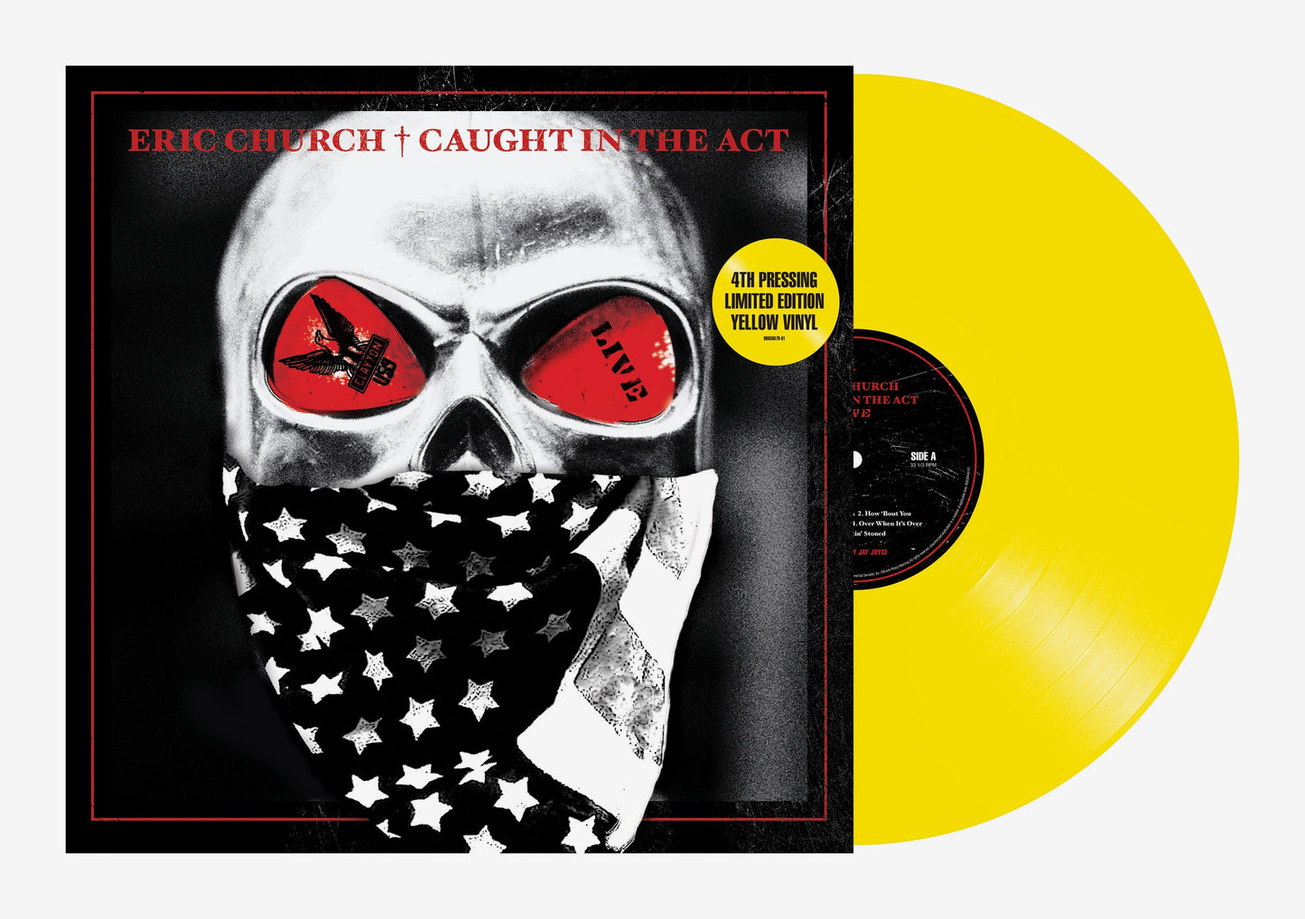 Eric Church Caught In The Act: Live [Yellow 2 LP] [Vinyl]