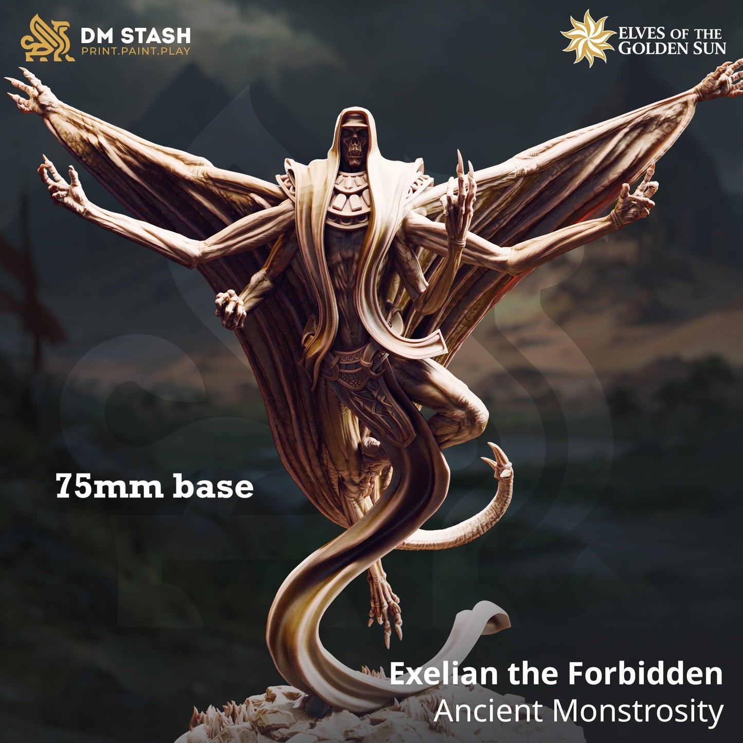 Exelian the Forbidden, Ancient Monstrosity (Undead Desert Horror) - Golden Apple Comics