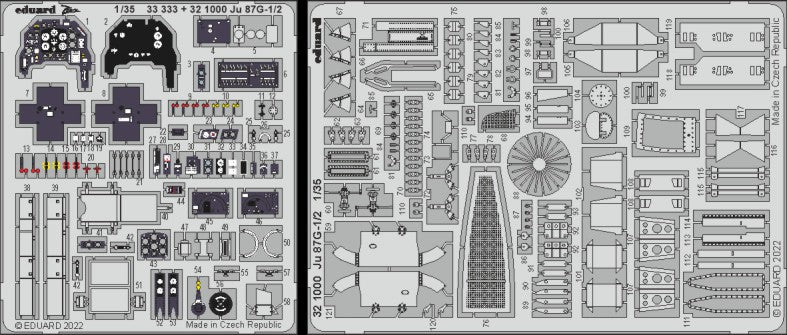 Eduard 321000 1/35 Aircraft- Ju87G1/2 for BDM (Painted)