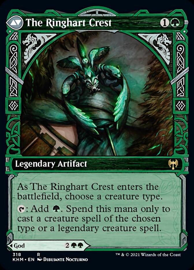 Kolvori, God of Kinship // The Ringhart Crest (KHM-318) - Kaldheim: (Showcase) Foil