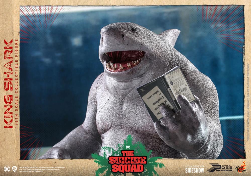 Suicide Squad King Shark Hot Toys 1:6 Action Figure DC Sideshow NIB