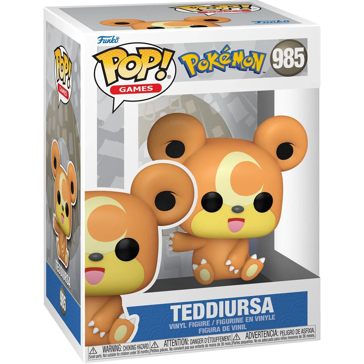 Pokemon Teddiursa Funko Pop! Vinyl Figure #985 - Golden Apple Comics