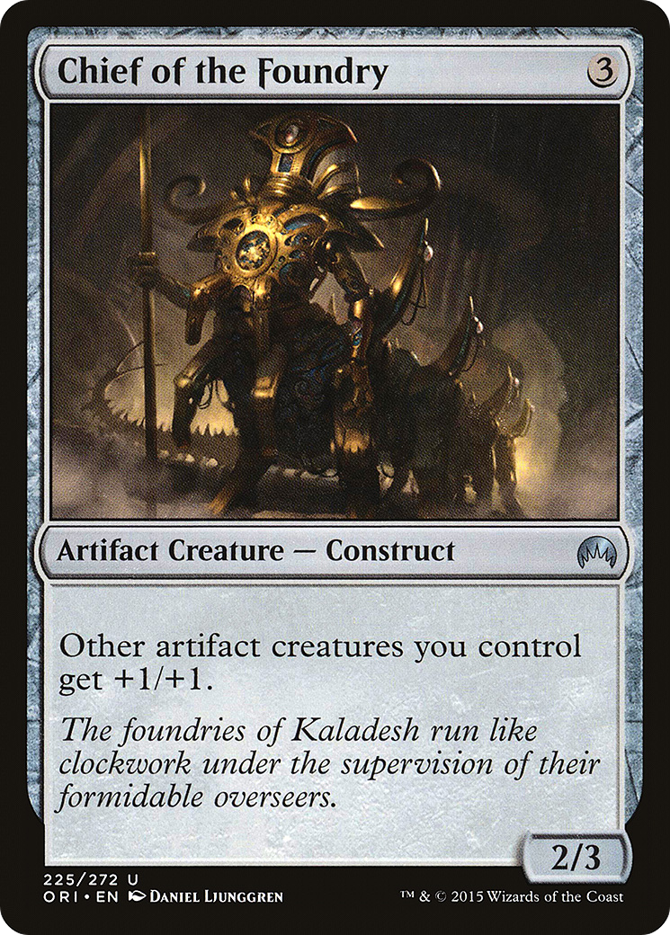 Chief of the Foundry (ORI-225) - Magic Origins Foil