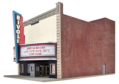 Walthers Cornerstone 933-3771 HO Scale Rivoli Theatre -- Kit - Golden Apple Comics