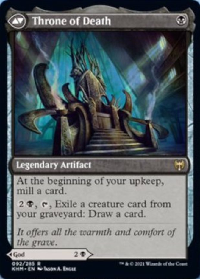 Egon, God of Death // Throne of Death (KHM-092) - Kaldheim Foil