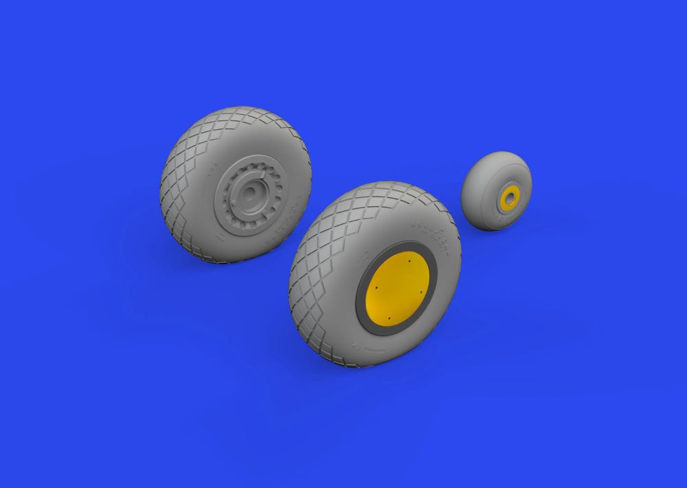 Eduard 632197 1/32 Aircraft- A20G Wheels for HKM (Mask, Photo-Etch & Resin)