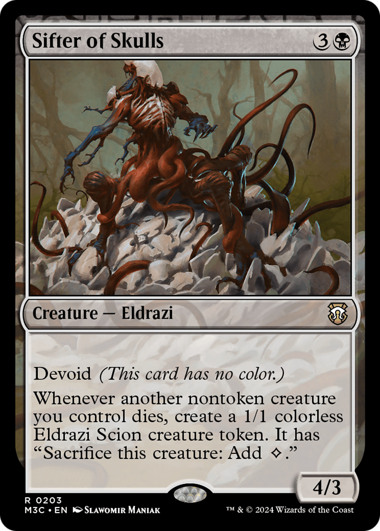 Sifter of Skulls (M3C-203) - Modern Horizons 3 Commander: (devoid) Foil