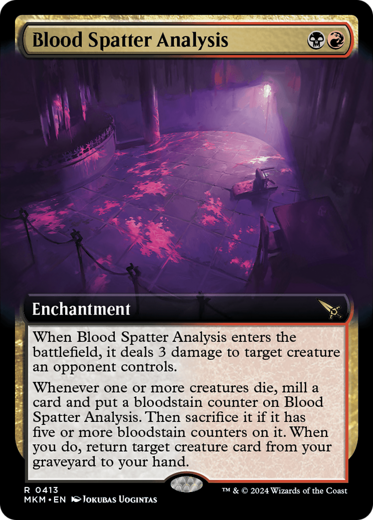 Blood Spatter Analysis (MKM-413) - Murders at Karlov Manor: (Extended Art)