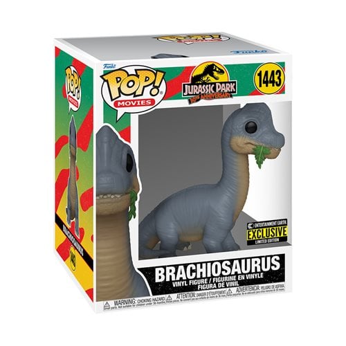 Funko Pop! #1443 Jurassic Park Brachiosaurus 6-Inch Vinyl Figure  - Entertainment Earth Exclusive