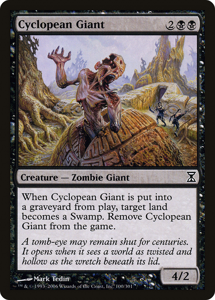 Cyclopean Giant (TSP-100) - Time Spiral Foil