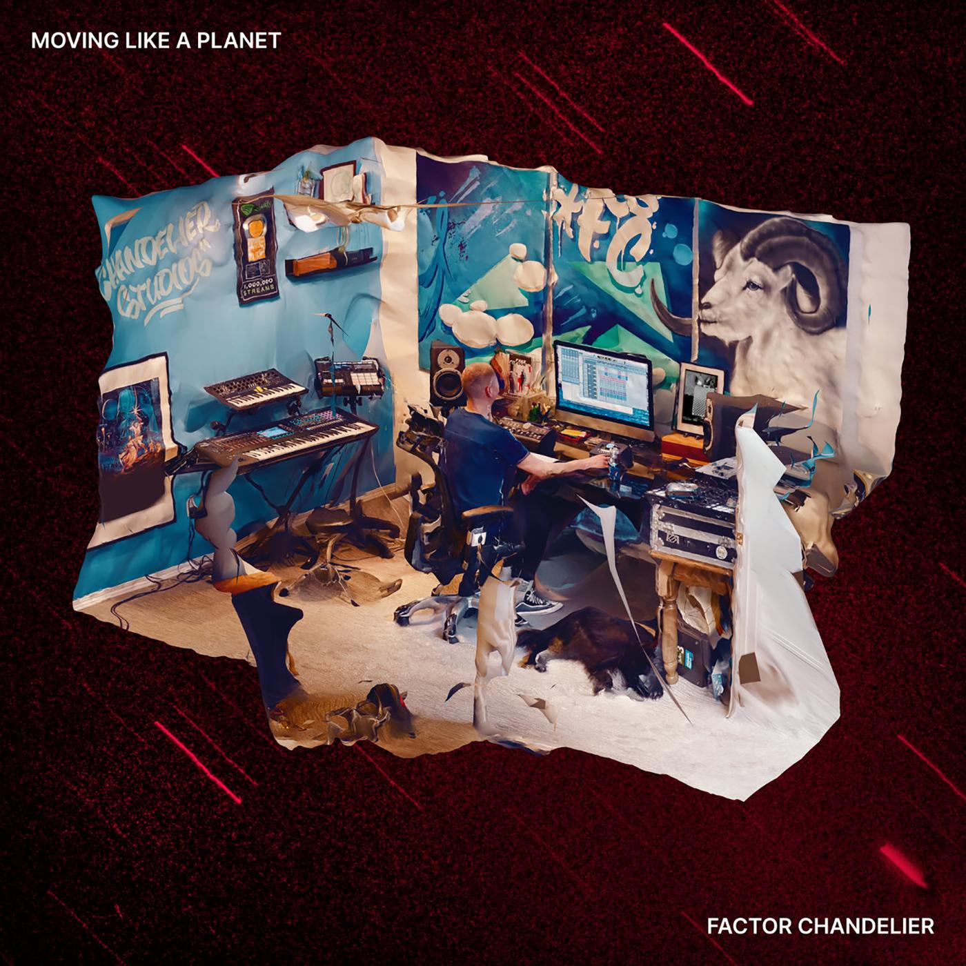 Factor Chandelier - Moving Like A Planet (Dark Red Vinyl) [Vinyl]