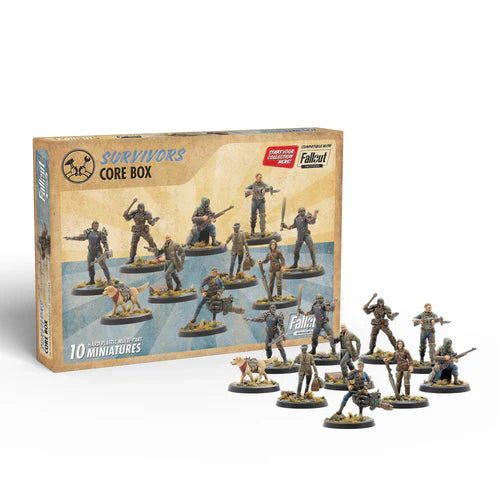 Fallout: Miniatures - Wasteland Survivors Core Set - Golden Apple Comics