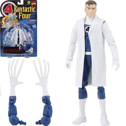 Fantastic Four Retro Marvel Legends Mr. Fantastic 6-Inch Action Figure