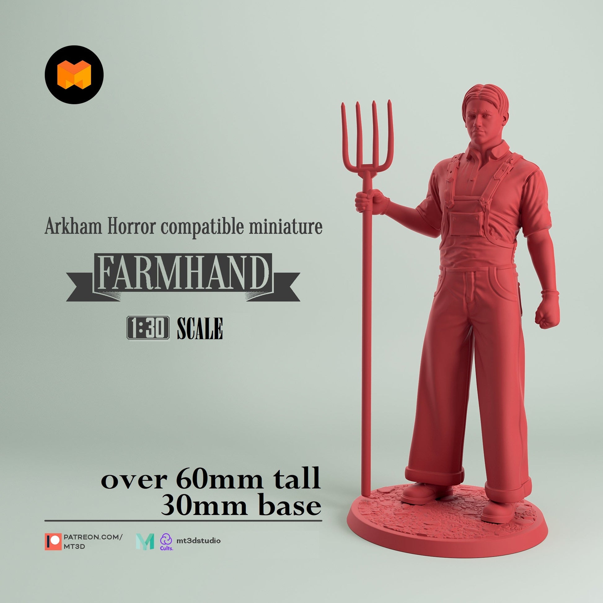 Arkham Compatible Investigator: The Farmhand (Hank Samson) - Golden Apple Comics