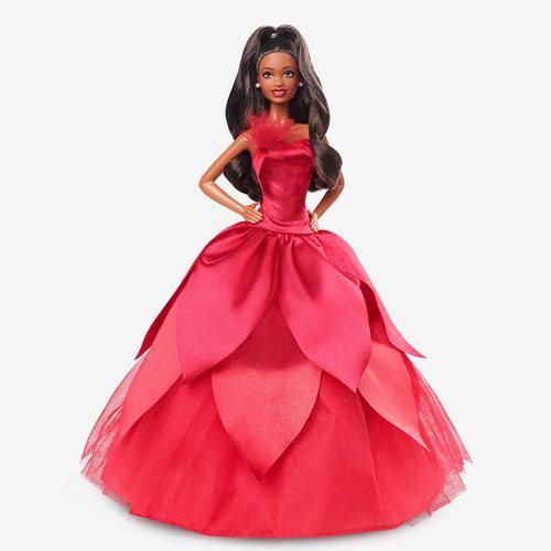 Barbie Holiday Doll 2022 (Dark Brown, Wavy Blonde , Light Brown or Straight Black Hair)