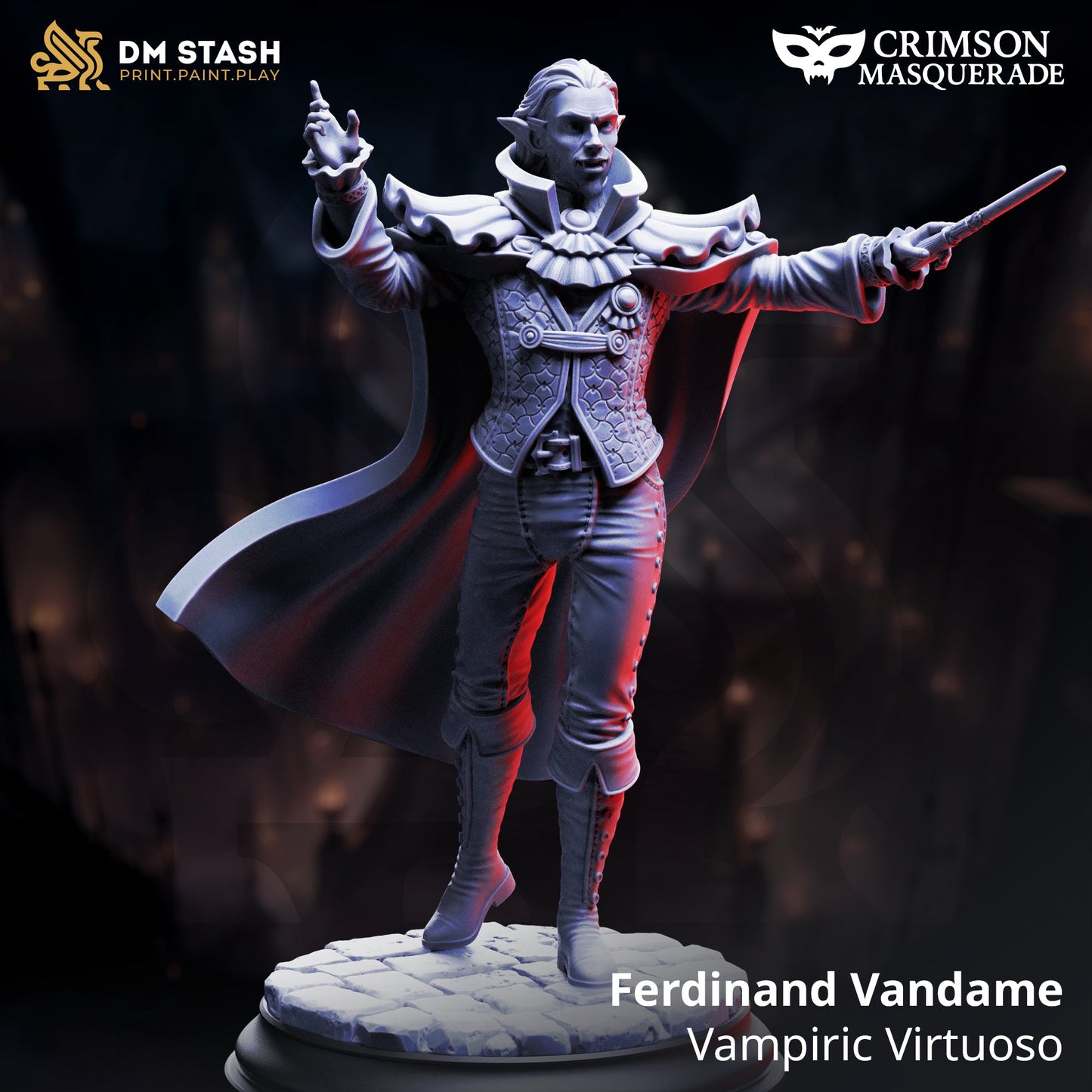 Ferdinand Vandame, Vampiric Virtuoso (Male Vampire Conductor) - Golden Apple Comics