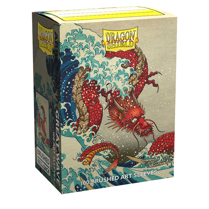Dragon Shield: Standard 100ct Brushed Art Sleeves - The Great Wave (Anniversary Special Edition)