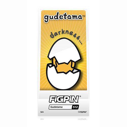 FiGPiN #512 - Gudetama Limited Edition - Gudetama [Darkness] FiGPiN Enamel Pin