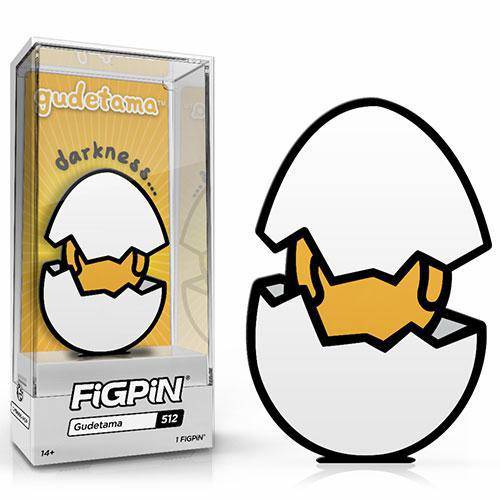 FiGPiN #512 - Gudetama Limited Edition - Gudetama [Darkness] FiGPiN Enamel Pin