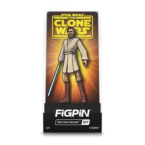 FiGPiN #517 - Star Wars - The Clone Wars - Obi-Wan Kenobi - Enamel Pin