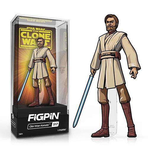 FiGPiN #517 - Star Wars - The Clone Wars - Obi-Wan Kenobi - Enamel Pin