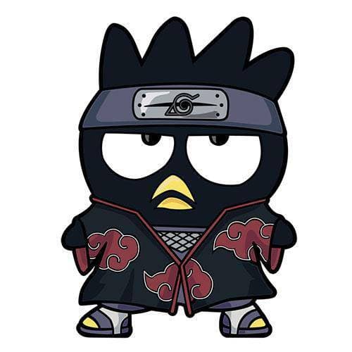 FiGPiN #633 - Naruto x Hello Kitty - Badtz-Maru Itachi Enamel Pin