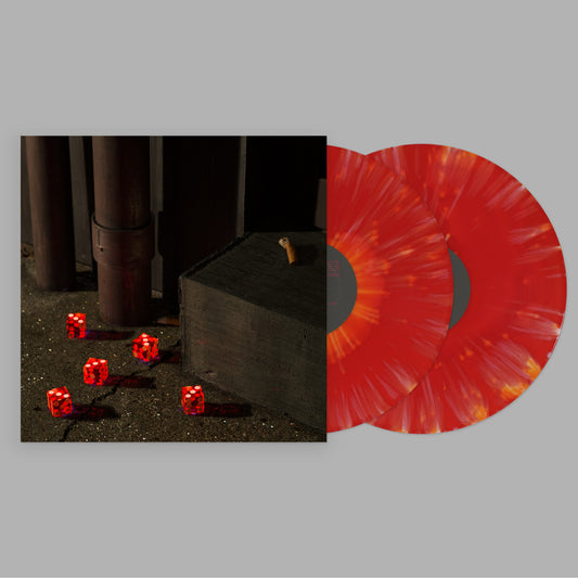 Bright Eyes FIVE DICE, ALL THREES (2LP, Red & Orange Splatter) [Vinyl]