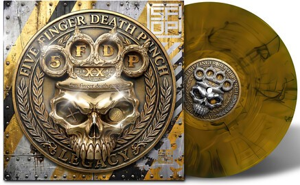 [PRE-ORDER] Five Finger Death Punch - Legacy [Explicit Content] (Indie Exclusive, Limited Edition, 140 Gram "Amber Wave" Colored Vinyl) [Vinyl]