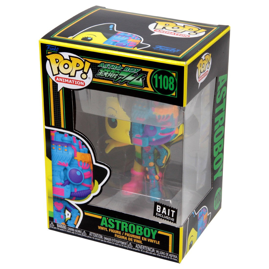 Funko POP! Astro Boy - Astro Boy Blacklight Vinyl Figure #1108 Bait Exclusive - Golden Apple Comics