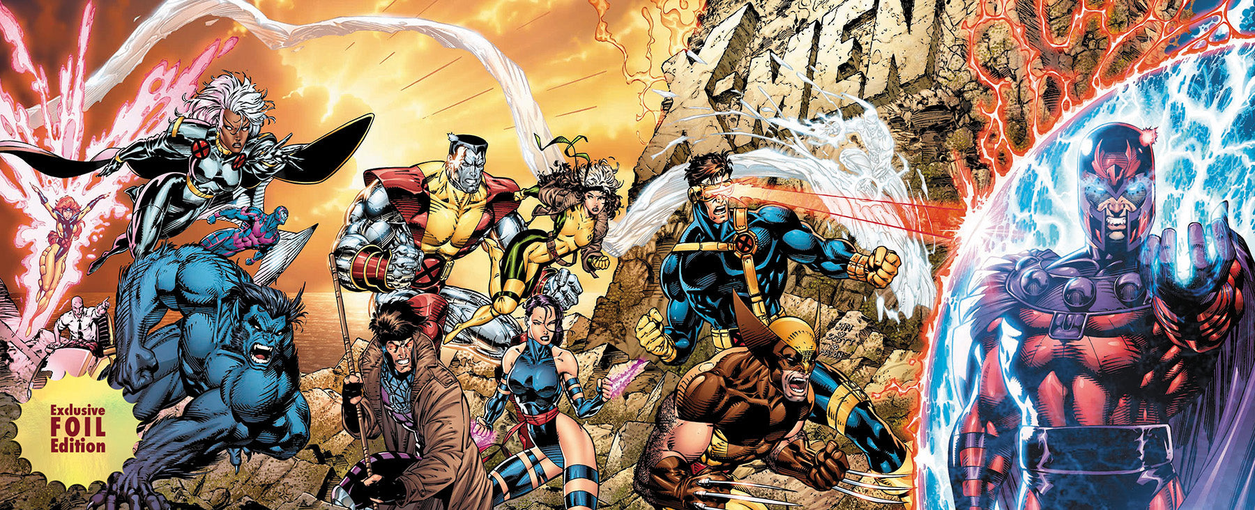 4 PACK 🚨 Limited Edition! 🚨] [FOIL] X-Men 1991 #1 Facsimile