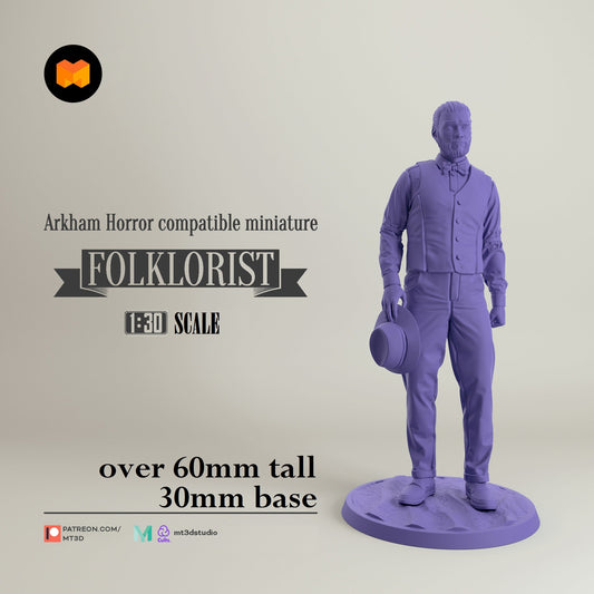 Arkham Compatible Investigator: The Folklorist (Kohaku Narukami)
