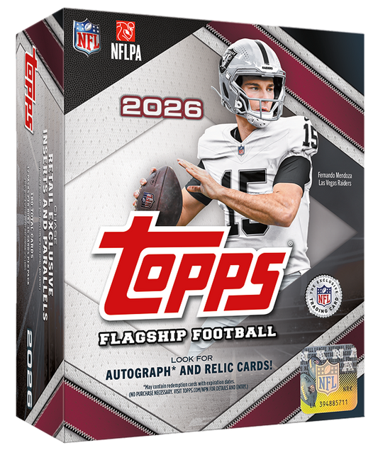 2026 Topps Flagship Football Mega Box