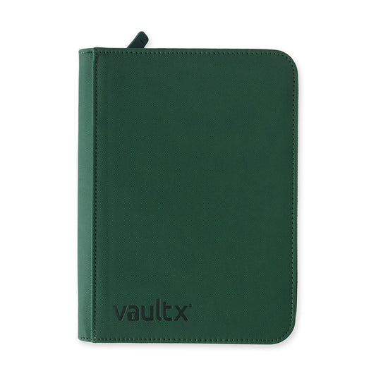 4 Pocket Exo-Tec Zip Binder : Forest Green