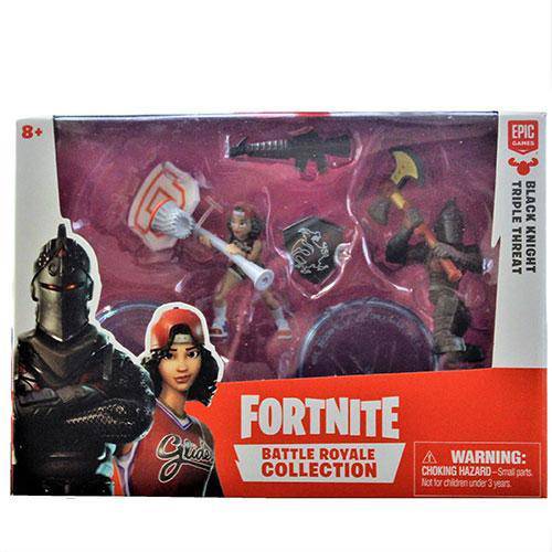 Fortnite Duo Figure Pack - Black Knight & Triple Threat