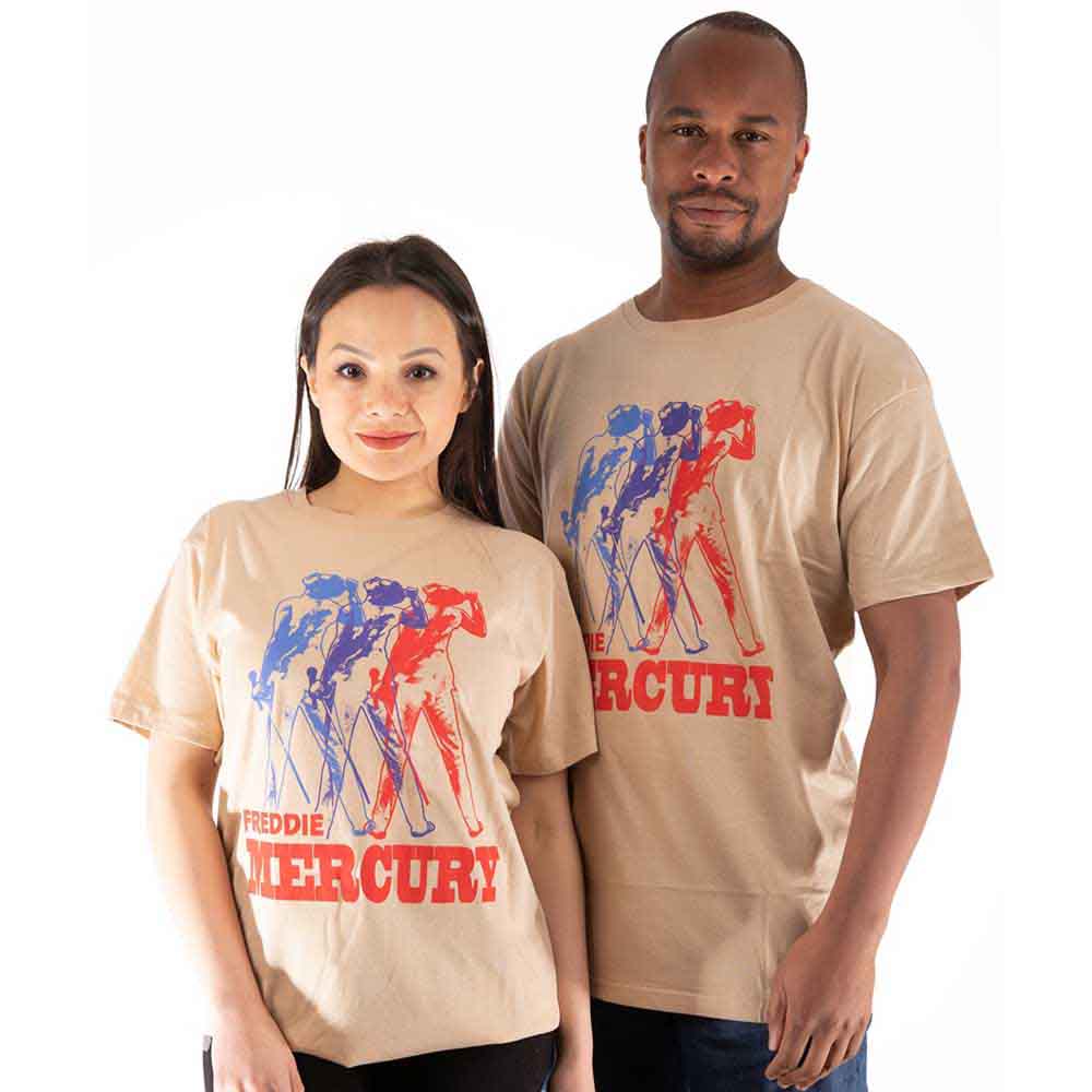 Freddie Mercury Multicolour Photo [T-Shirt] - Golden Apple Comics