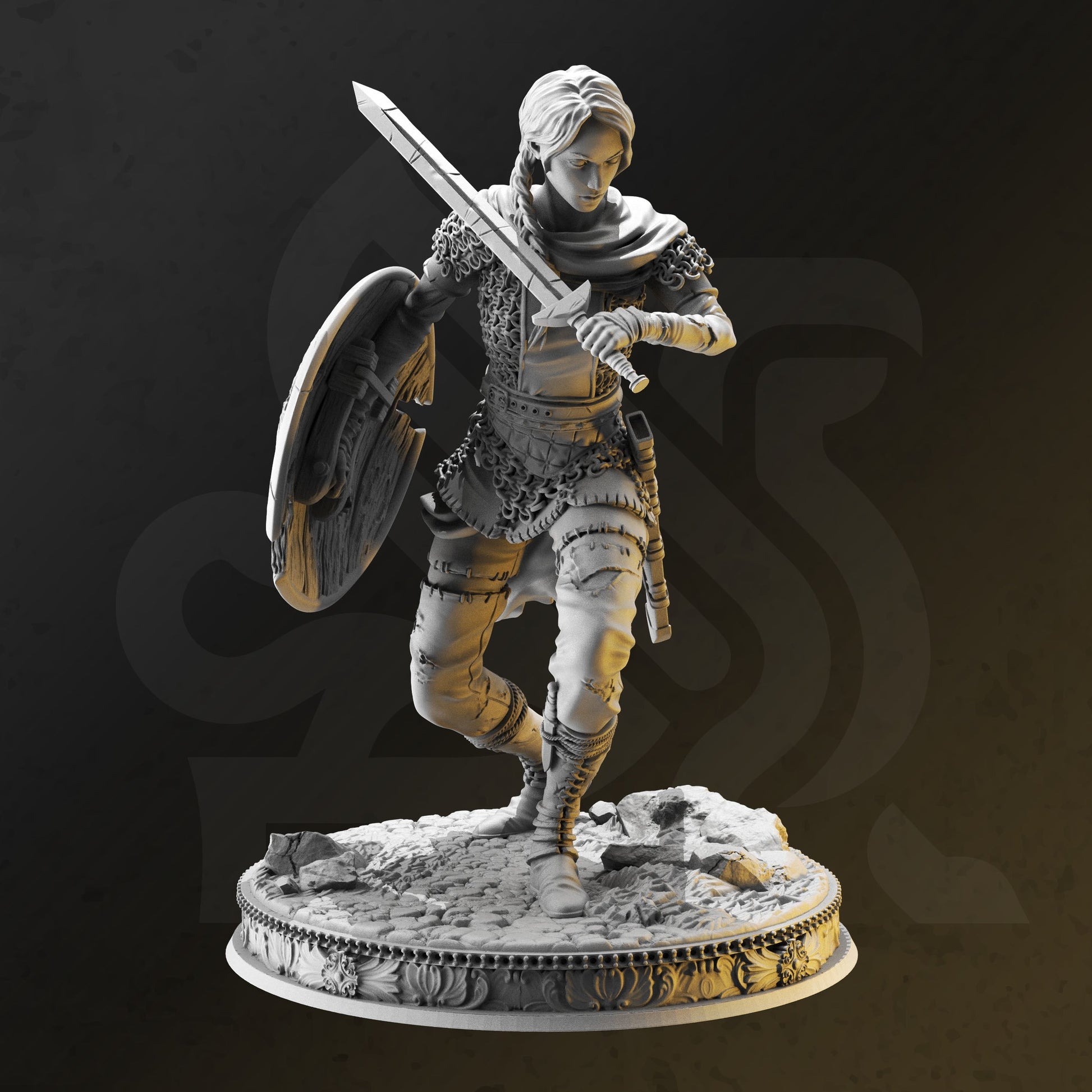 Freya the Fearless, Shield Maiden (Female Human Paladin) - Golden Apple Comics