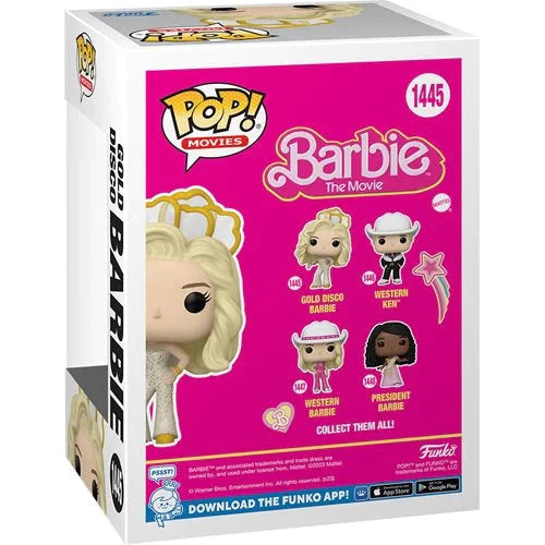 Barbie Movie Gold Disco Barbie Pop! Vinyl Figure