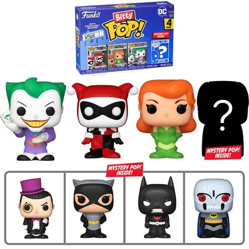 Funko Bitty Pop! Batman 1966 Mini-Figure 4-Pack - Select Set(s) - Golden Apple Comics