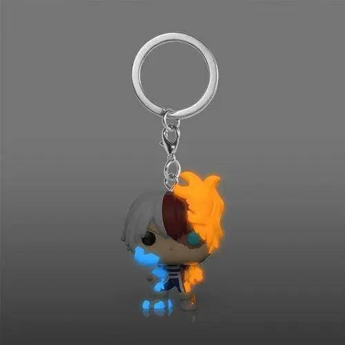 Funko My Hero Academia Shoto Todoroki GITD Pocket Pop! Key-chain - AAA Anime Exclusive - Golden Apple Comics