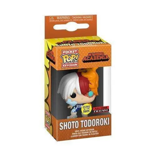 Funko My Hero Academia Shoto Todoroki GITD Pocket Pop! Key-chain - AAA Anime Exclusive - Golden Apple Comics