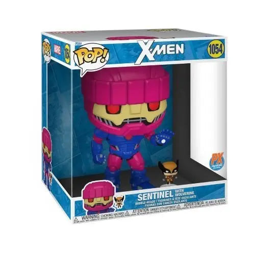Funko Pop! 1054 - X-Men - Sentinel with Wolverine 10-Inch Vinyl Figure - PREVIEWS Exclusive - Golden Apple Comics