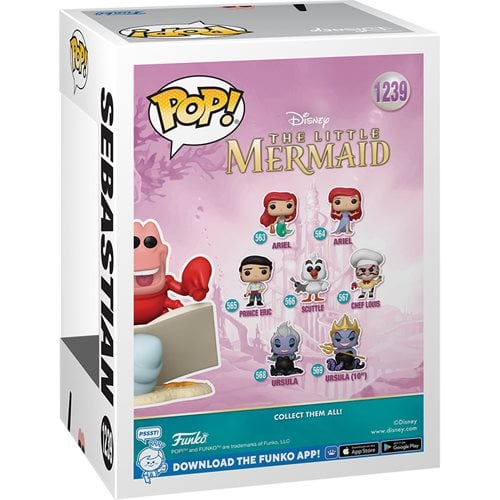 Funko Pop! 1239 Disney - The Little Mermaid - Sebastian Vinyl Figure - Entertainment Earth Exclusive - Golden Apple Comics
