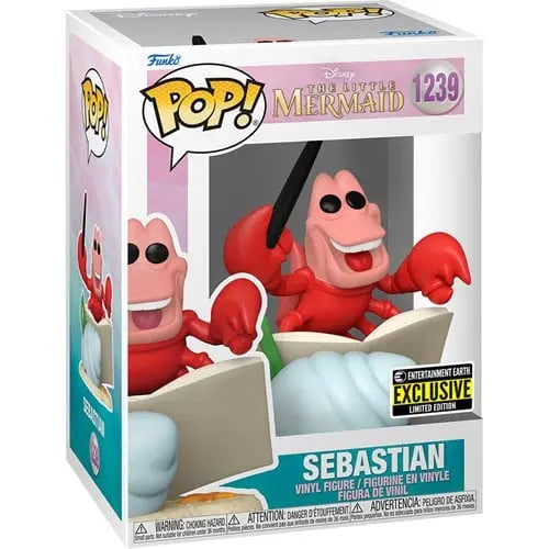 Funko Pop! 1239 Disney - The Little Mermaid - Sebastian Vinyl Figure - Entertainment Earth Exclusive - Golden Apple Comics