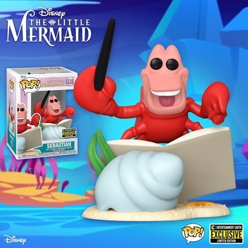 Funko Pop! 1239 Disney - The Little Mermaid - Sebastian Vinyl Figure - Entertainment Earth Exclusive - Golden Apple Comics