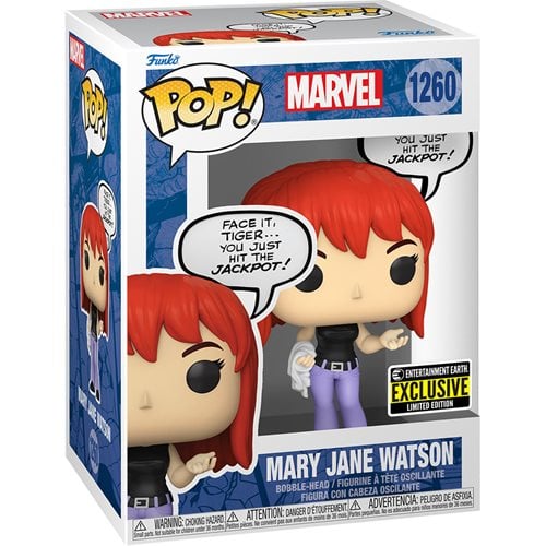 Funko Pop! 1260 - Marvel - Spider-Man - Mary Jane Watson Vinyl Figure - Entertainment Earth Exclusive