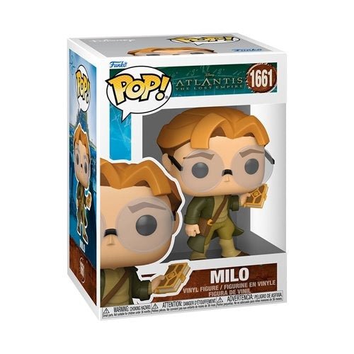Funko Pop! 1661 - Disney Atlantis: The Lost Empire Milo Vinyl Figure - Golden Apple Comics