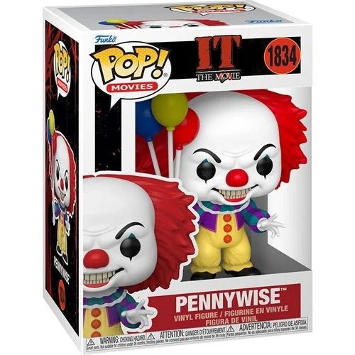 Funko Pop! 1834 Movies - IT The Movie (1990) Pennywise Vinyl Figure - Golden Apple Comics